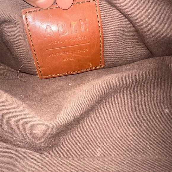 Alba bag Classic brown Leather zippy work tote - Picture 8 of 16